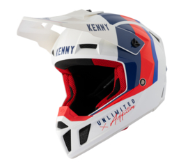 Kenny Performance Helm White Blue Red 2022