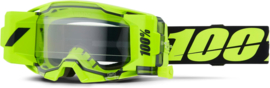 100% Armatic Goggle Neon Yellow Clear Lens