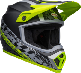 Bell MX-9 Mips Helm Offset Matte Black Neon Yellow