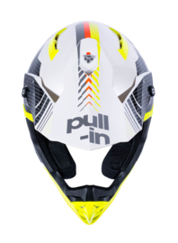 Pull-in Helmet Race White Neon Yellow 2023