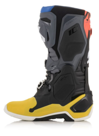 Alpinestars Tech 10 Boots Black Yellow Blue Red Fluo