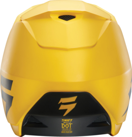 Shift Helm White Label Yellow