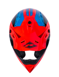 Kenny Titanium Helm Graphic Neon Red 2023