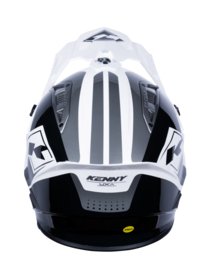 Kenny Titanium Helm Graphic White Black 2023