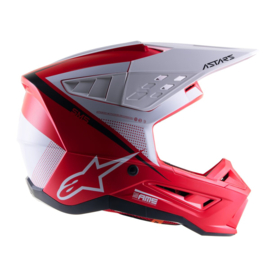 Alpinestars S-M5 Rayon Helm Bright Red White Matt