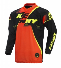 Kenny Track Jersey Youth Black Neon Orange 2017