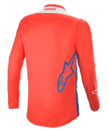 Alpinestars Racer Supermatic Jersey Bright Red Blue Off White 2021