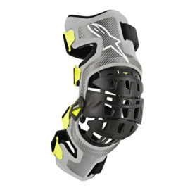 Alpinestars Bionic 7 Knee Brace Silver Yellow