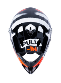 Pull-in Helmet Trash Black Orange Youth 2023