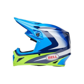 BELL MX-9 Mips Helm Jackal Blue/Hiviz Yellow