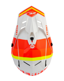 Kenny Performance Helm White Red Orange 2022