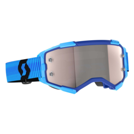 Scott Fury Goggle Blue/Black Silver Chrome Works