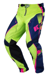 Kenny Track Pant Navy Lime Pink 2017