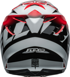 Bell Moto-9S Flex - Rail Gloss Red/White