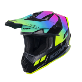 Kenny Track Helmet Graphic Neon 2025
