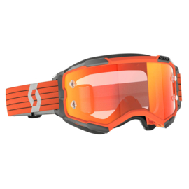 Scott Fury Goggle Orange/Grey W/Orange Chrome Works