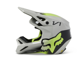 Fox V1 Helmet Toxsyk Steel Grey 2023 Youth