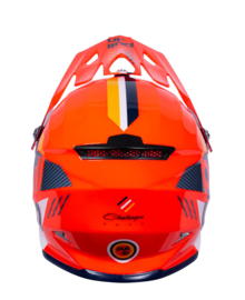 Pull-in Helmet Race Orange Navy Youth 2023