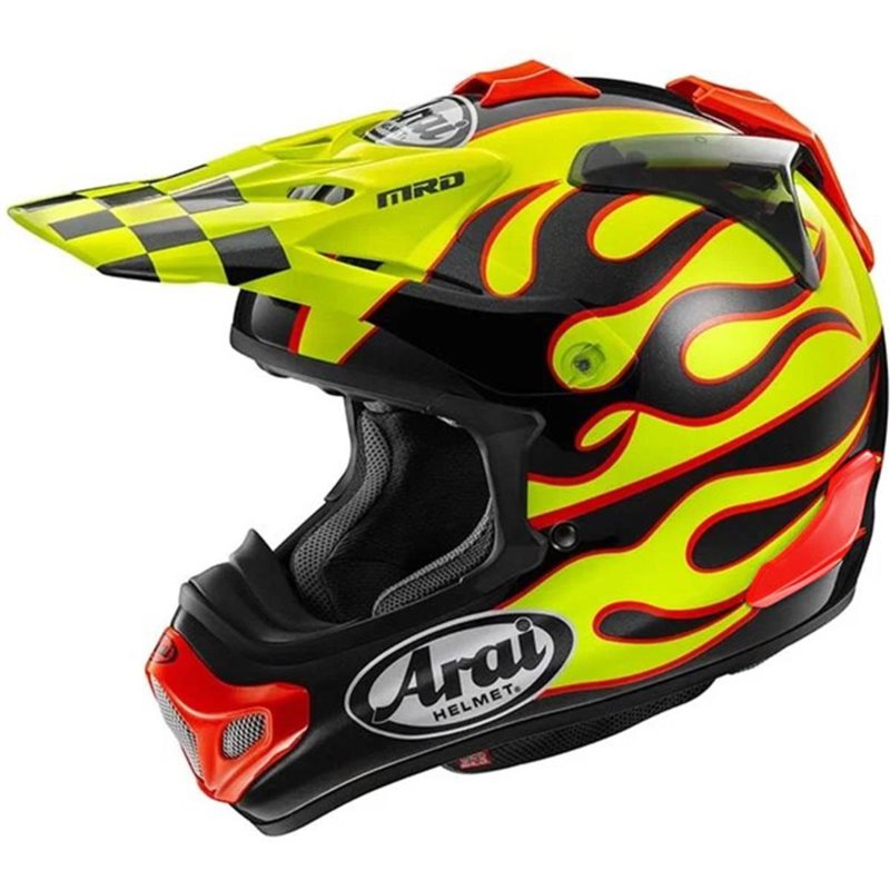 Arai MX-V Evo Flame Yellow