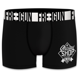 Freegun Skateboard Boxer White