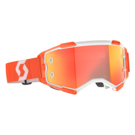 Scott Fury Goggle Orange W/Orange Chrome Works