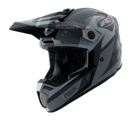 Kenny Track Graphic Helm Black Grey 2021