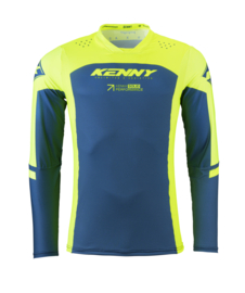 Kenny Performance Jersey Solid Neon Yellow 2024