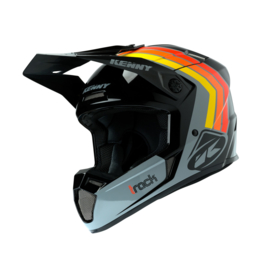 Kenny Track Helm Victory Black Grey Orange 2020