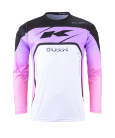 Kenny Track Jersey White Pink 2024