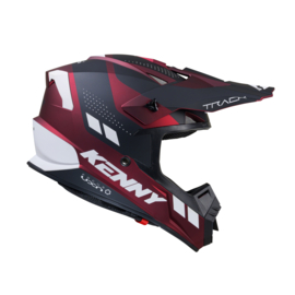 Kenny Track Helmet Graphic Candy Red Matt 2025