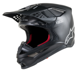 Alpinestars Supertech S-M10 Solid Helmet Black Matte Carbon