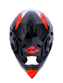 Kenny Titanium Helm Carbon Graphic Red 2023
