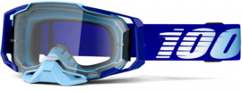 100% Armega Goggle Royal W/Mirror Blue Lens