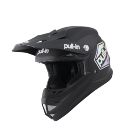 Pull-in Helmet Solid Black kids 2022