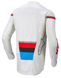 Alpinestars Techstar Quadro Jersey White Blue Red 2022