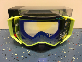Scott Prospect Yellow Blue W/Electric Blue Chrome lens