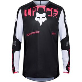 Fox 180 Digi Image Jersey Black Pink