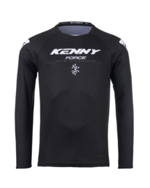 Kenny Force Jersey Fog Solid Black 2025