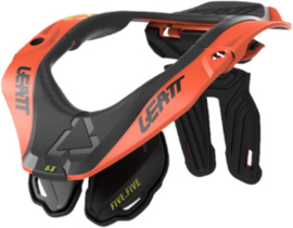 Leatt 5.5 Neck Brace V24 Citrus Orange-Black