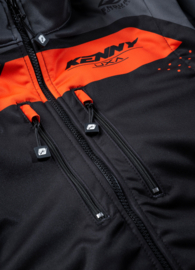 Kenny Softshell Enduro Jacket Black Orange 2024