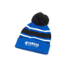 Yamaha Paddock Blue Pompom Beanie Kids