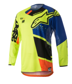 Alpinestars Techstar Factory Jersey Fluor Yellow Blue