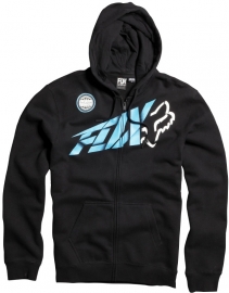 Fox Riptide Zip Front Fleece Hoody Black