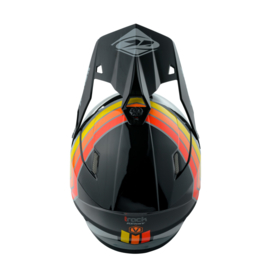 Kenny Track Helm Victory Black Grey Orange 2020
