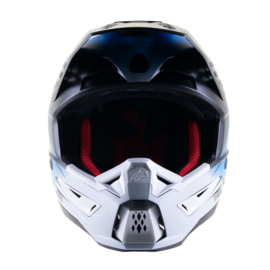 Alpinestars S-M5 Rayon Helm Nightlife Ucla Blue White Matt