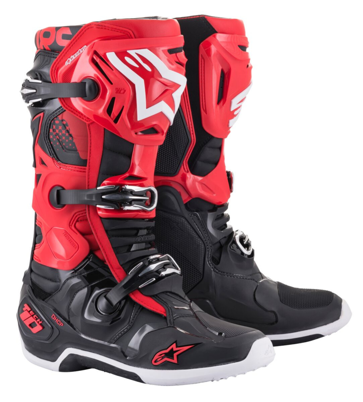 Alpinestars Tech 10 Boots Red Black | Alpinestars Laarzen | Motorcross