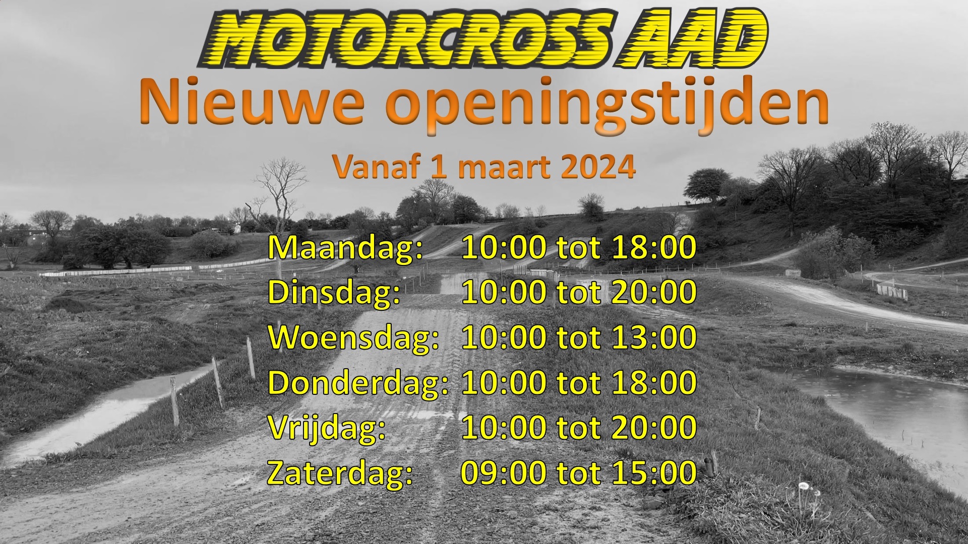 Nieuwe openingstijden