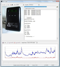 Dylos DC1700-PM (PM2,5/PM10) fijnstofmeter