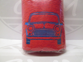 Handdoek rood / blauw