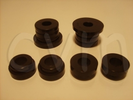 Achtersubframe rubber poly set